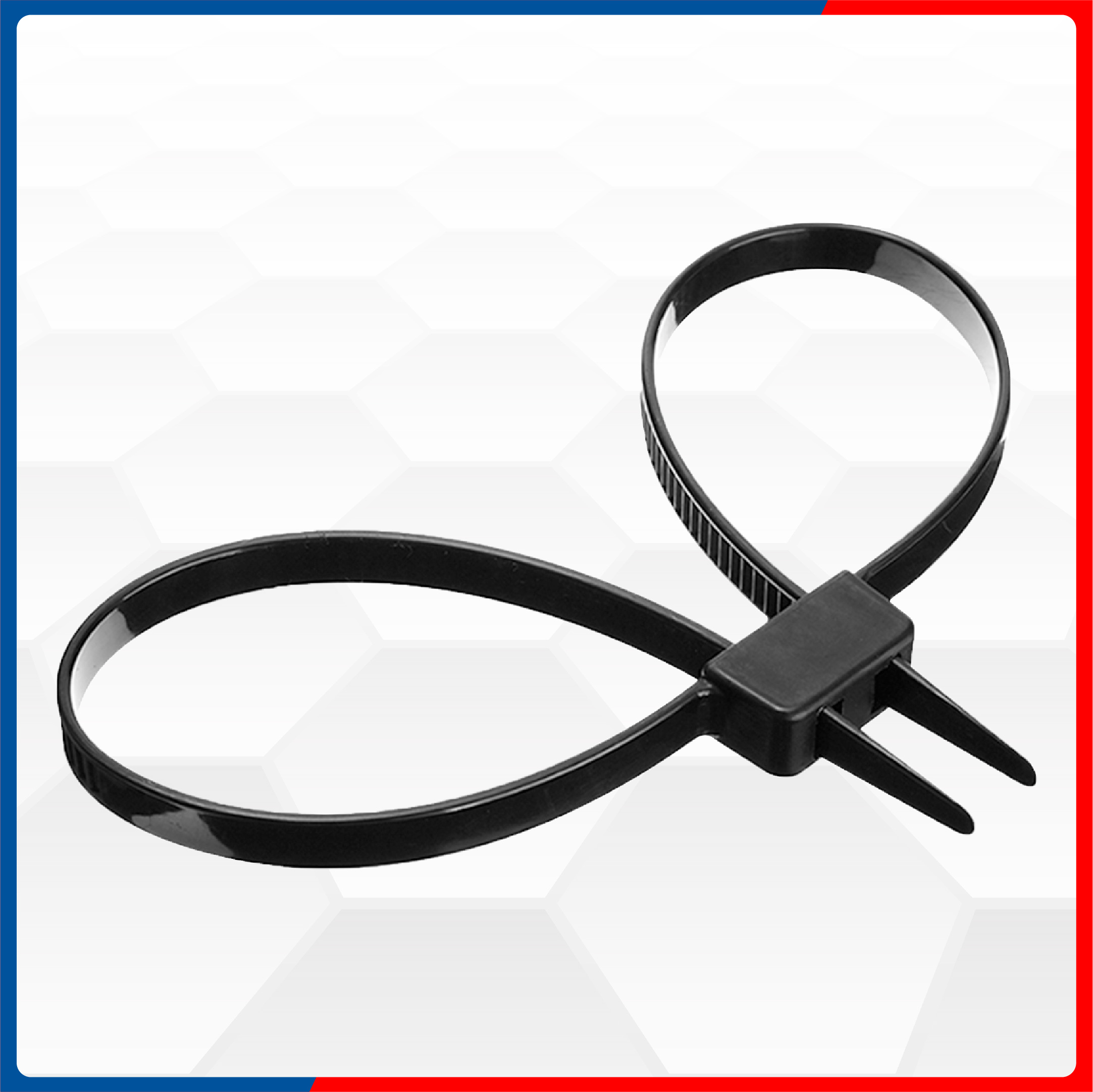 1pc Super Police Plastic Handcuffs Double Flex Cuff Handcuffs Zip Tie