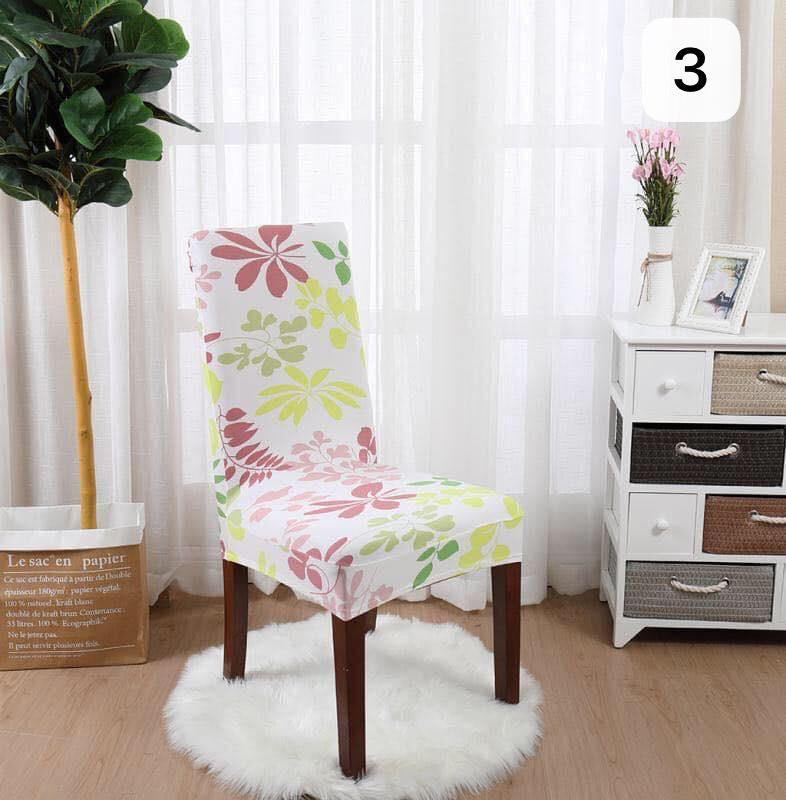 Outflety Stretchy Chair Cover Slip Covers Elastic Modern Chair Protector Washable Removable Dining Room Seat Chair Covers Universal Fitting