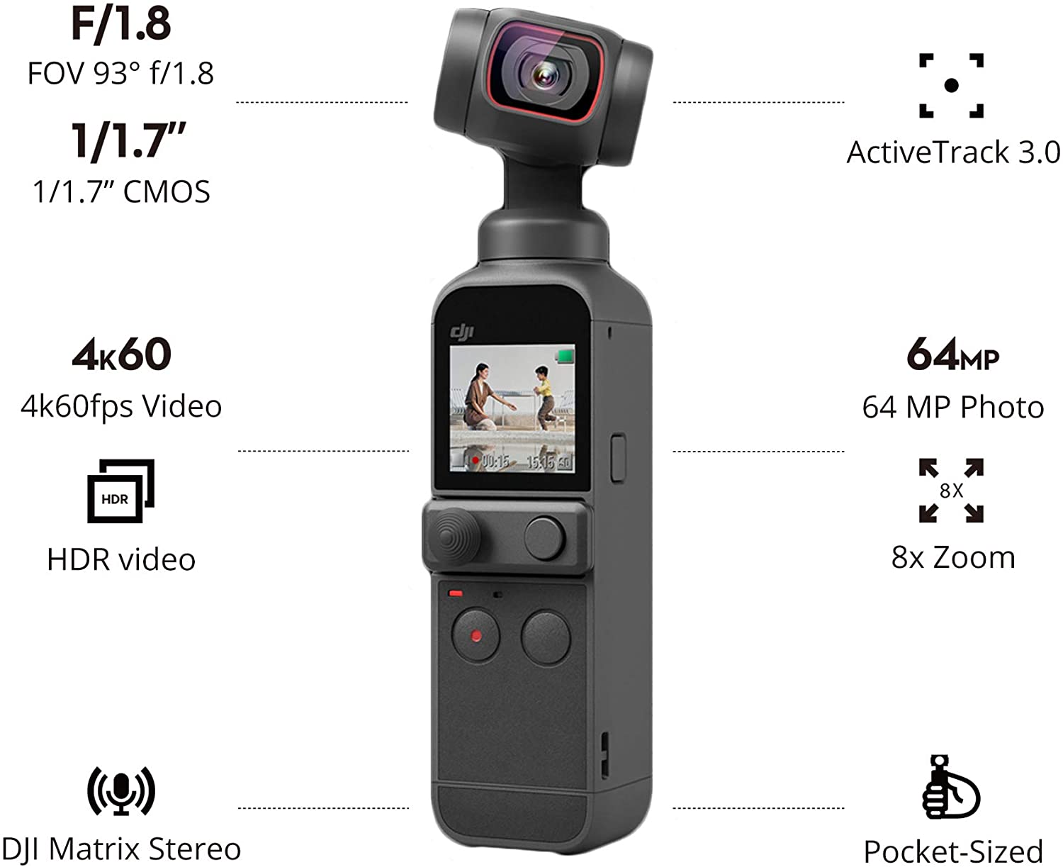 DJI Osmo Pocket2 オズモポケット2 +128GB card DJI Pocket 2 DJI Osmo Pocket2 オズモポケット2 +128GB card DJI Pocket 2