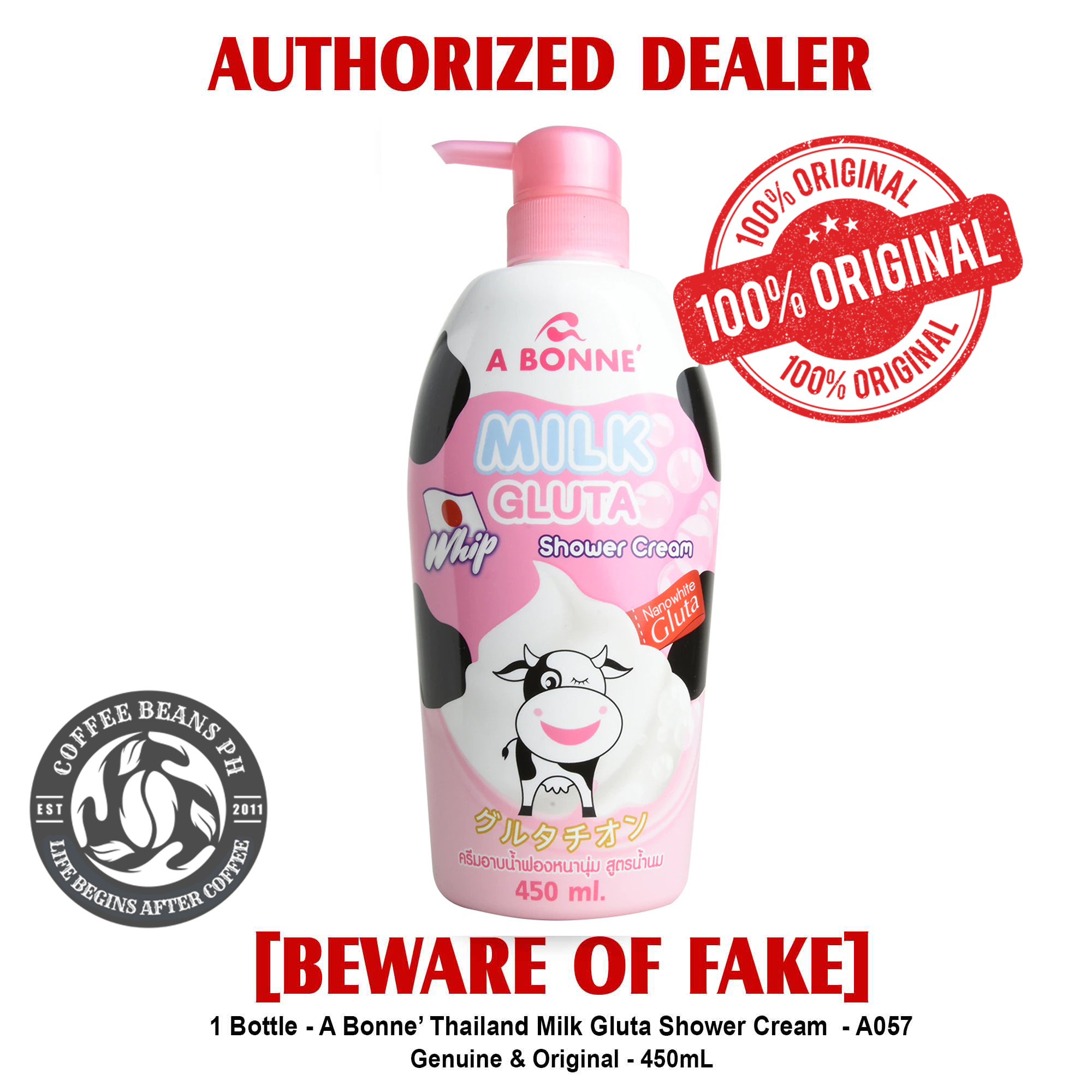 A Bonne Milk Gluta Shower Cream 450ml Authentic Trusted Supplier