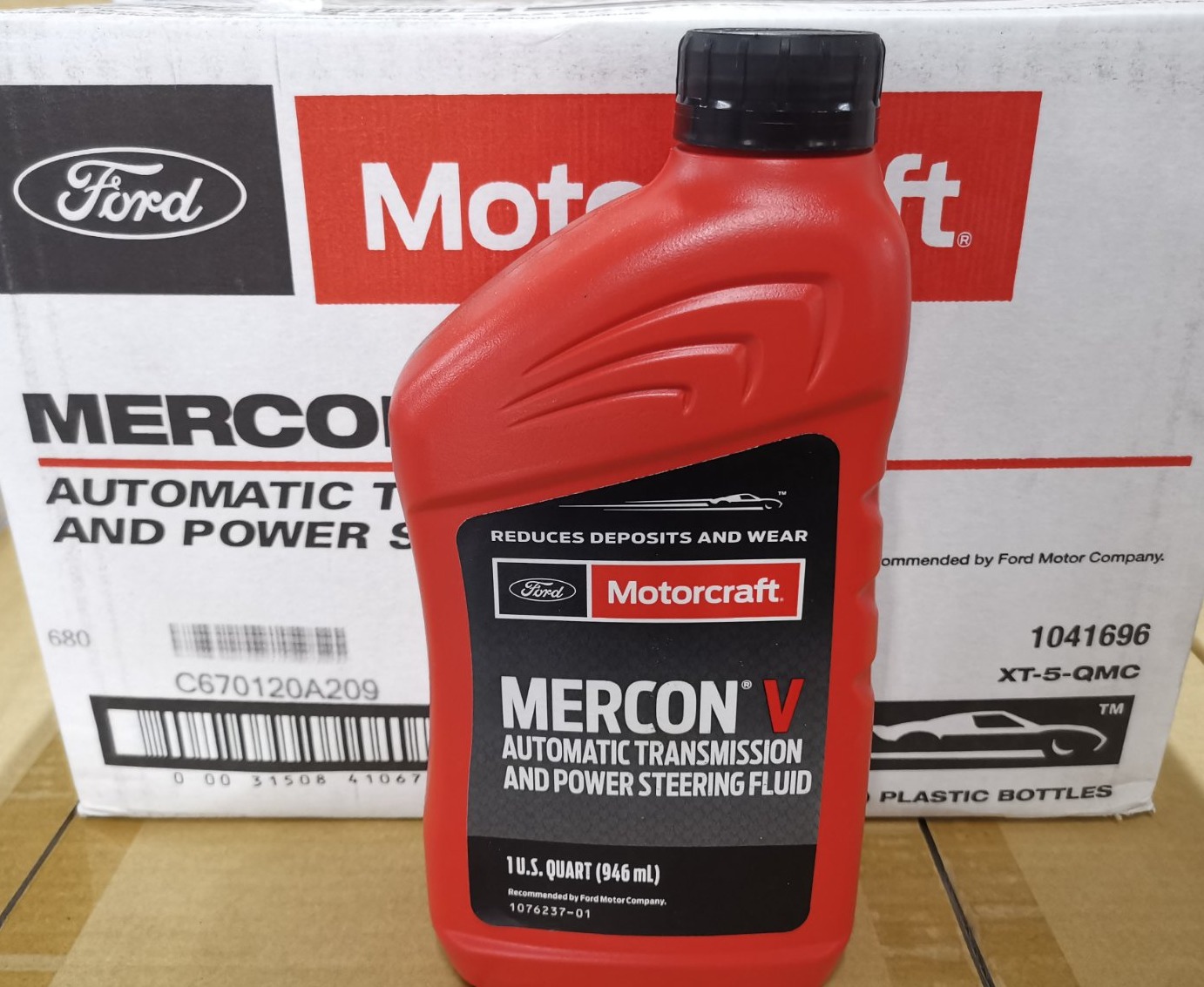 Motorcraft Mercon V Transmission Fluid (XT-5-QMC)