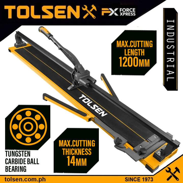 Tolsen Heavy Duty Manual Tile Cutter w/ Blade Non Slip Handle (Max