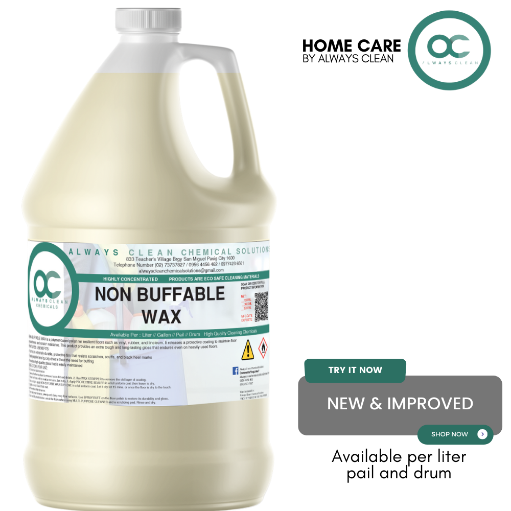 NON BUFFABLE EMULSION WAX 1 GALLON Lazada PH