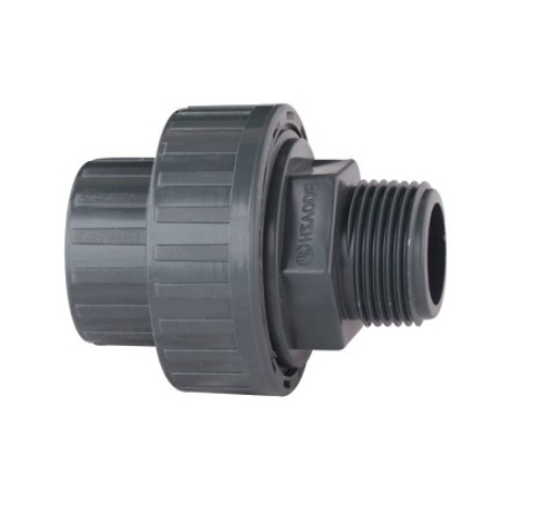 Thicken UPVC GRAY FITTINGS Union/Ballvalve Good Quality Size: 1/2