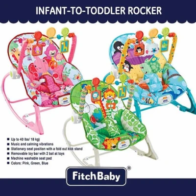 （Cash sa paghahatid）L2GS MEGA SALE! FitchBaby Infant-to-Toddler Rocker Chair