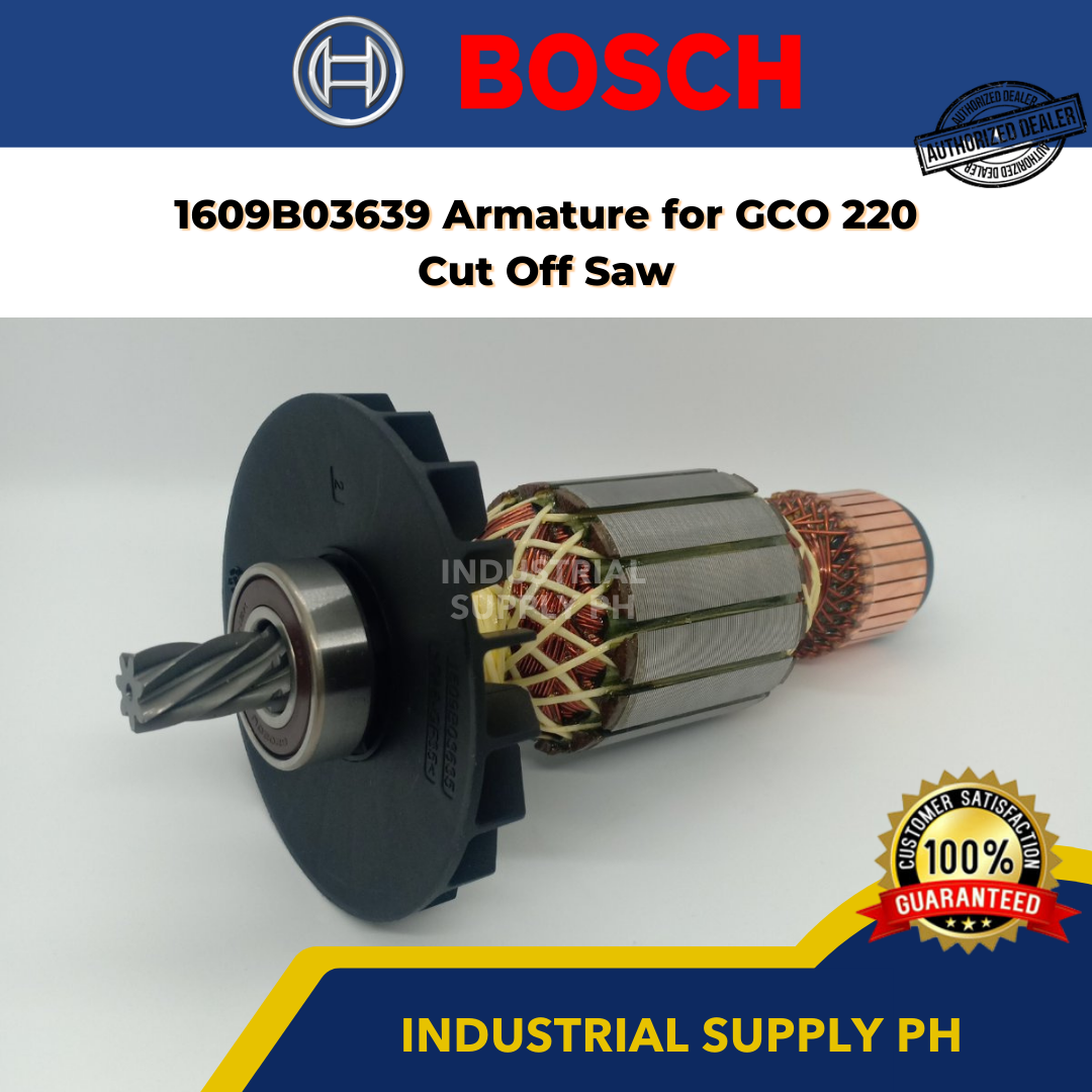 BOSCH 1609B03639 Armature for GCO 220 Cut Off Saw [ISPH BSP] Lazada PH