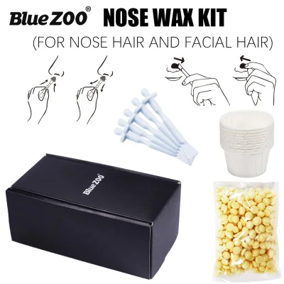 Enerbeauty Nose Hair Removal Wax Kit Painless Easy Mens Nasal Waxing Nose Hair Wax Beans Cleaning Wax Kit