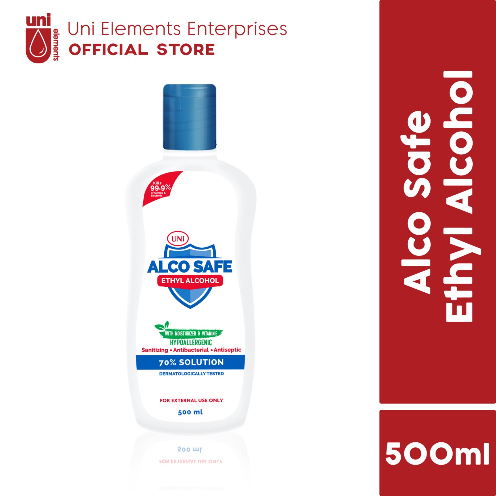 Alco Safe Ethyl Alcohol 500ml Lazada PH