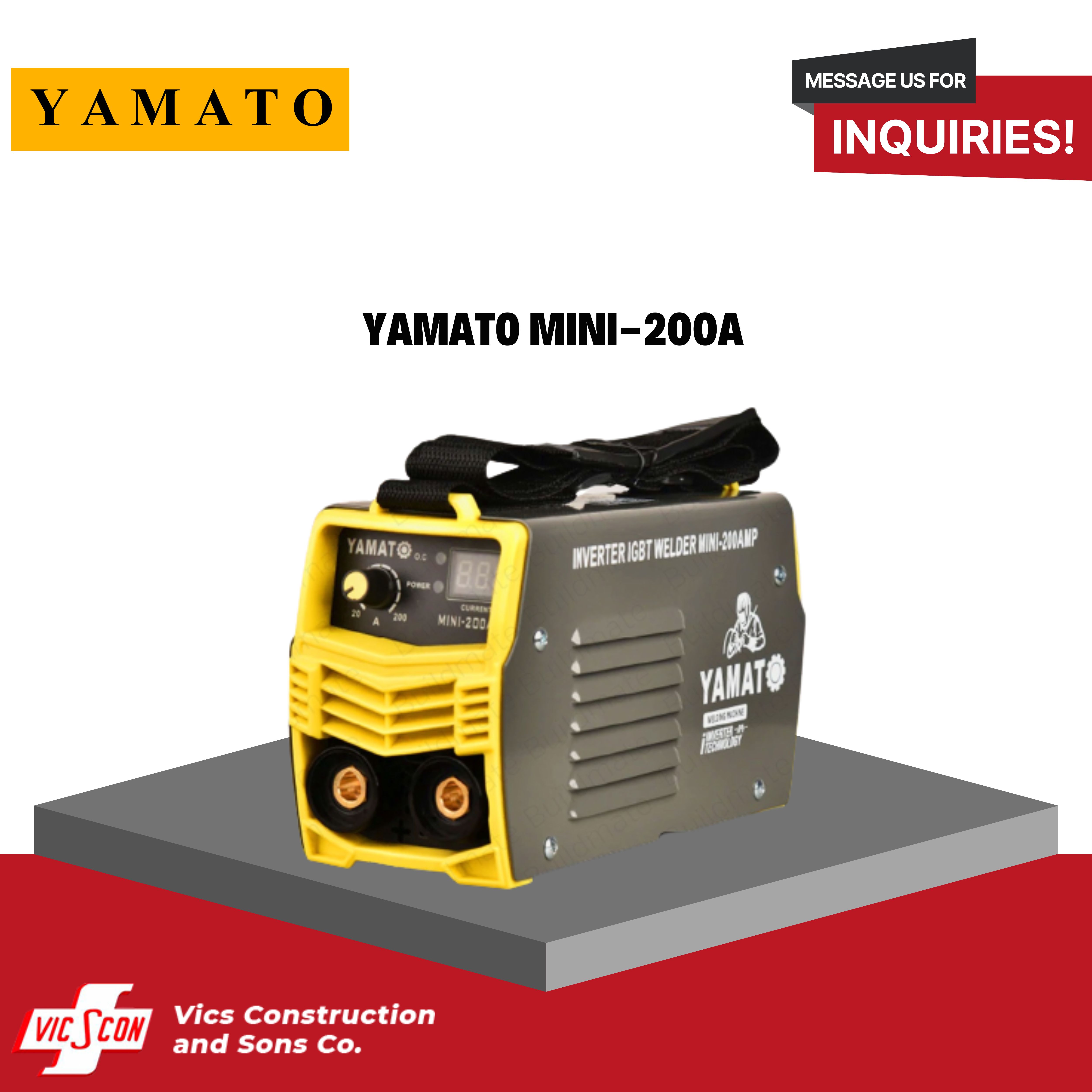 YAMATO WELDING MACHINE MINI INVERTER SERIES Lazada PH