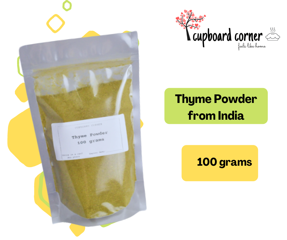 100 GRAMS THYME POWDER FROM INDIA HERBS AND SPICES Lazada PH