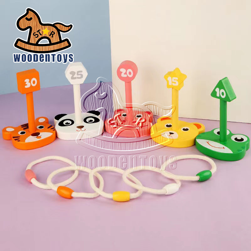 Imagination Generation Jungle Ring Toss Game Indoor/Outdoor Family Fun