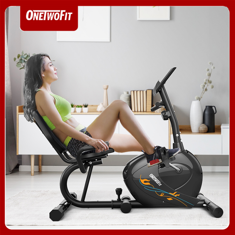 OneTwoFit Exercise Bike Recumbent 