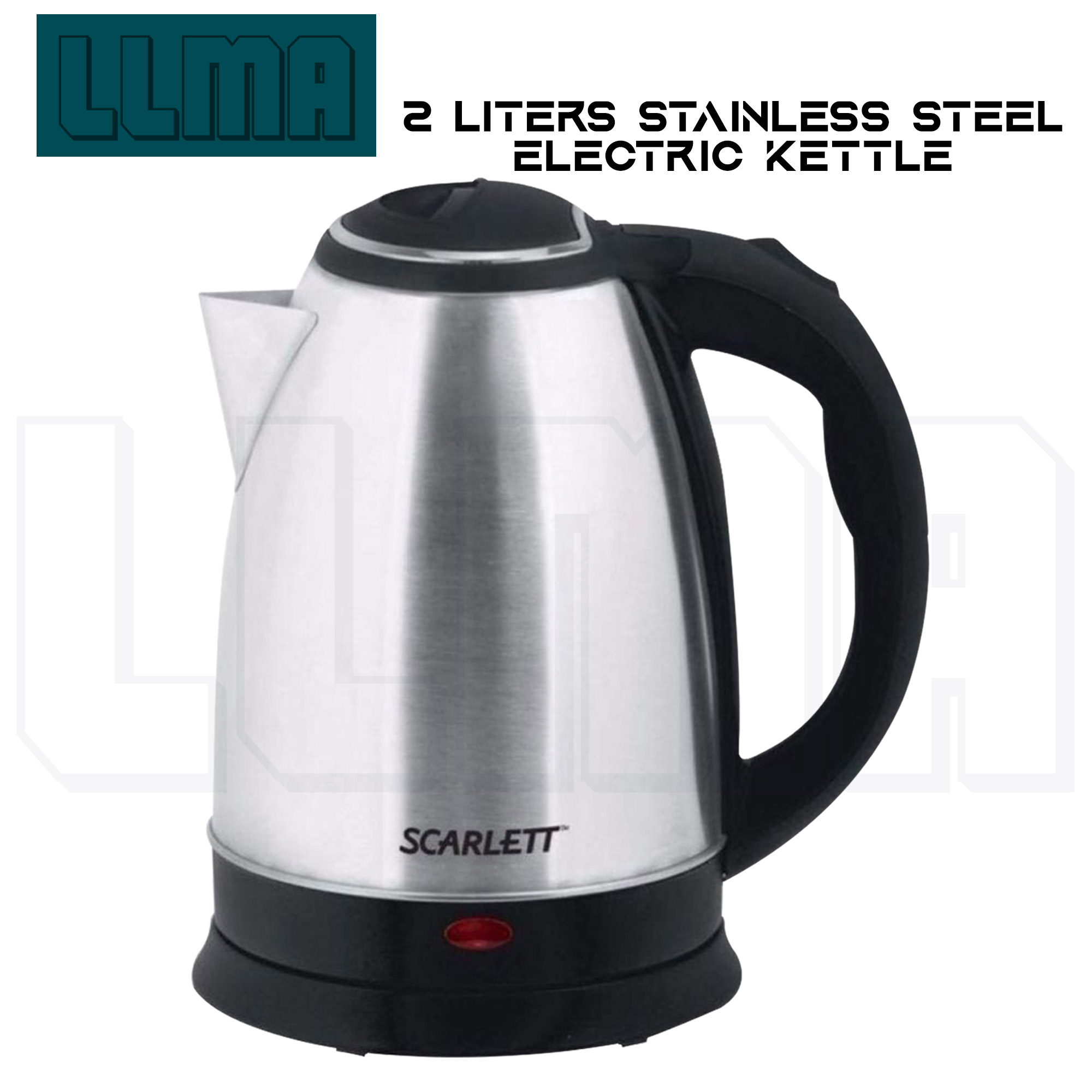 LLMA 2 Liters Small Kitchen Appliance Electric Kettles Stainless Steel