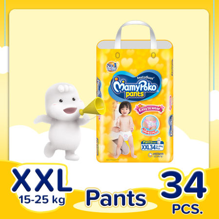 MamyPoko Easy to Wear Xxl - 34 pcs x 1 pack - Diaper Pants