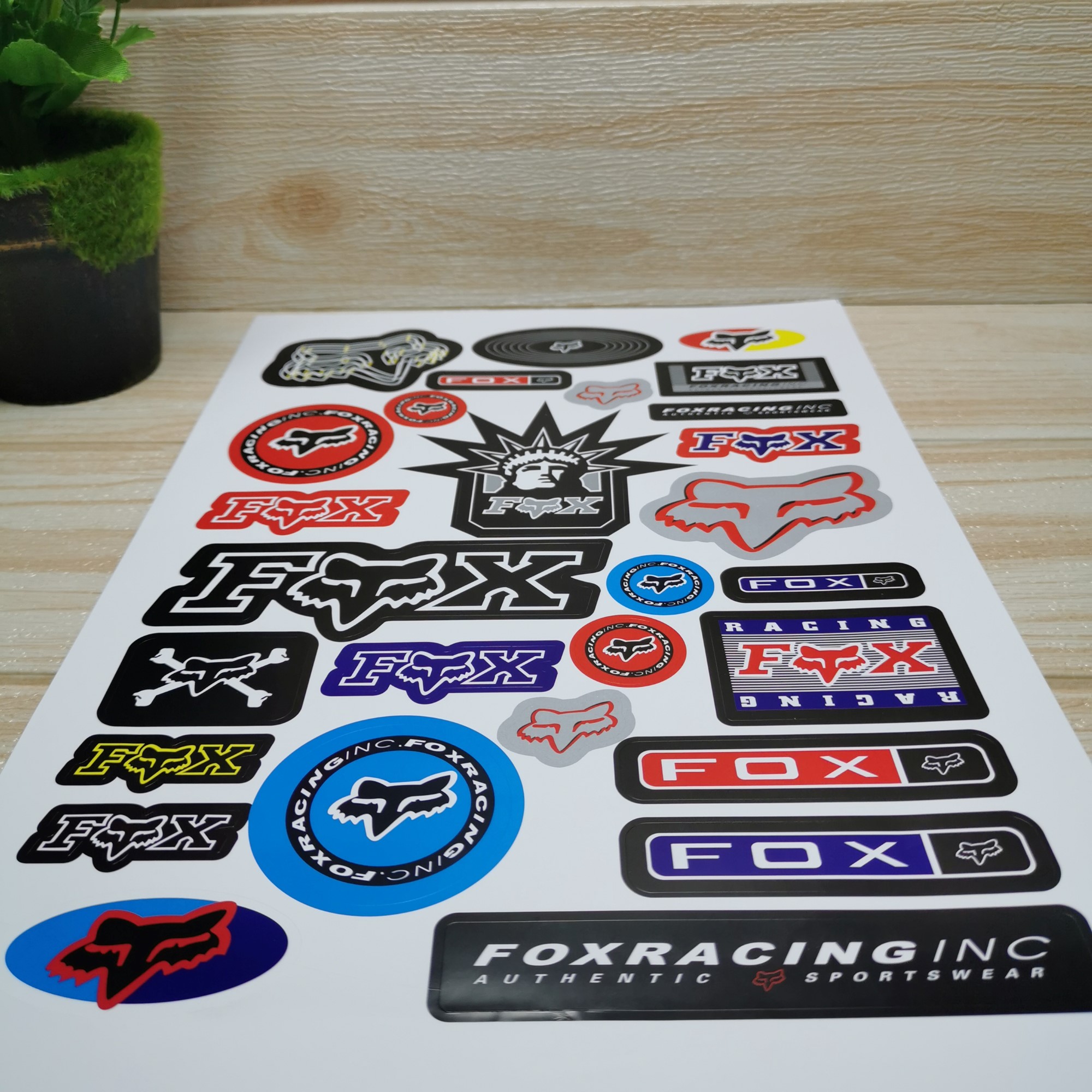 Fox Racing Car Motors Decals Stickers Motor Car Brand Logo Decals | Lazada  Ph