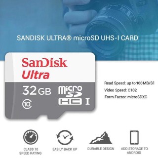 Hàng hóa giao ngay cho đầu đọc thẻ + bộ chuyển đổi thanh toán khi nhận hàng thẻ sandisk ultra sd thẻ nhớ 32gb thẻ micro tf class 10 1