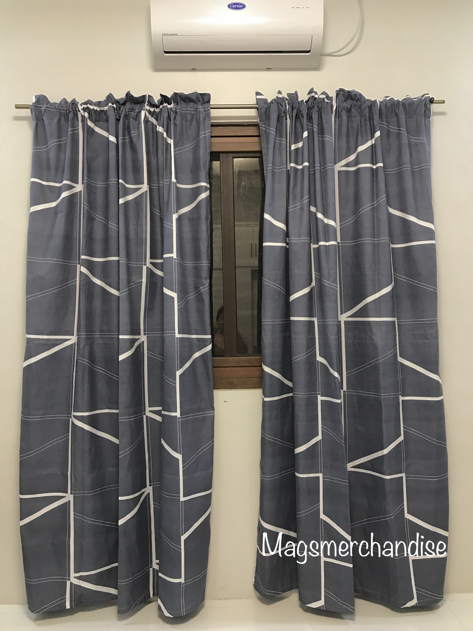 Canadian Cotton Curtains Non Ring 7ft makapal Lazada PH