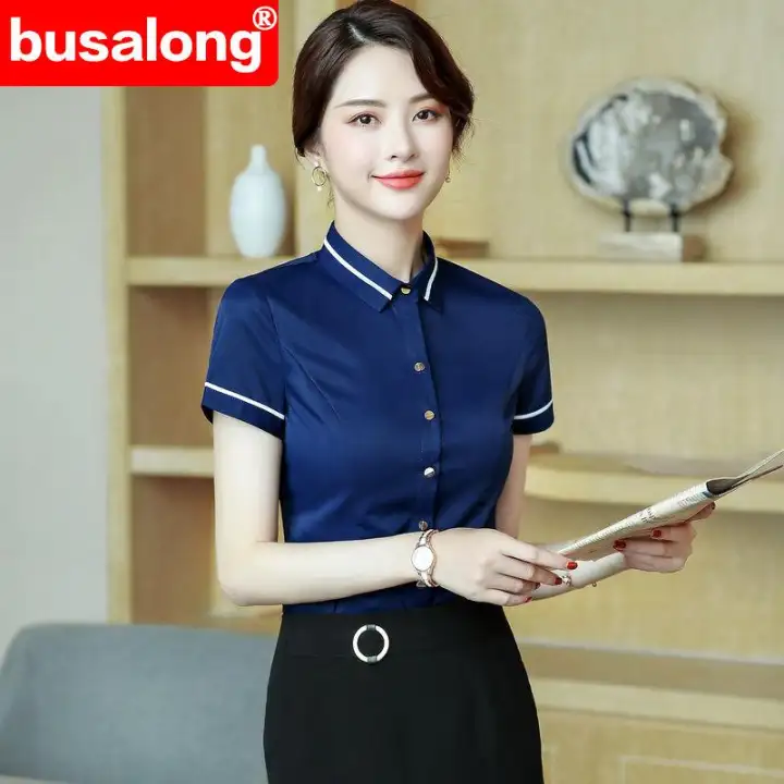 Summer Short Sleeved Women Business Shirt Business Suit Hotel