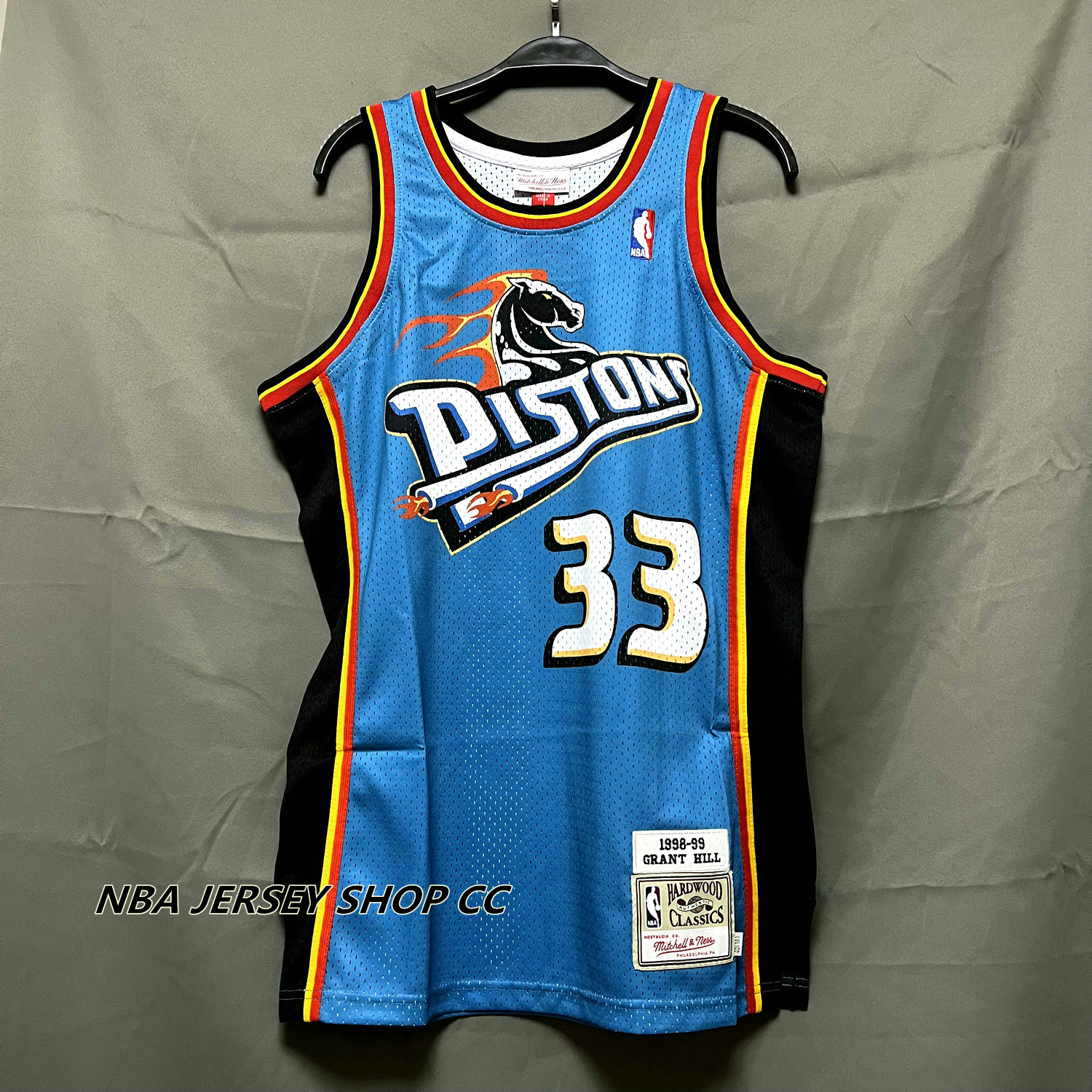 Grant Hill Detroit Pistons Jersey - Mitchell & Ness