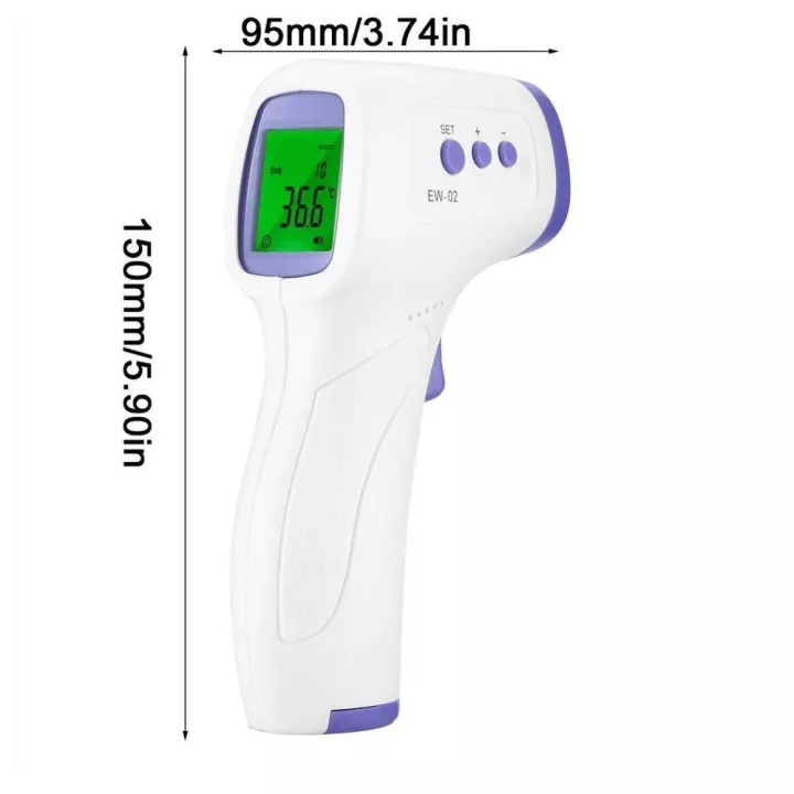 Infrared Forehead Thermometer Digital Thermometer Non-contact Body ...