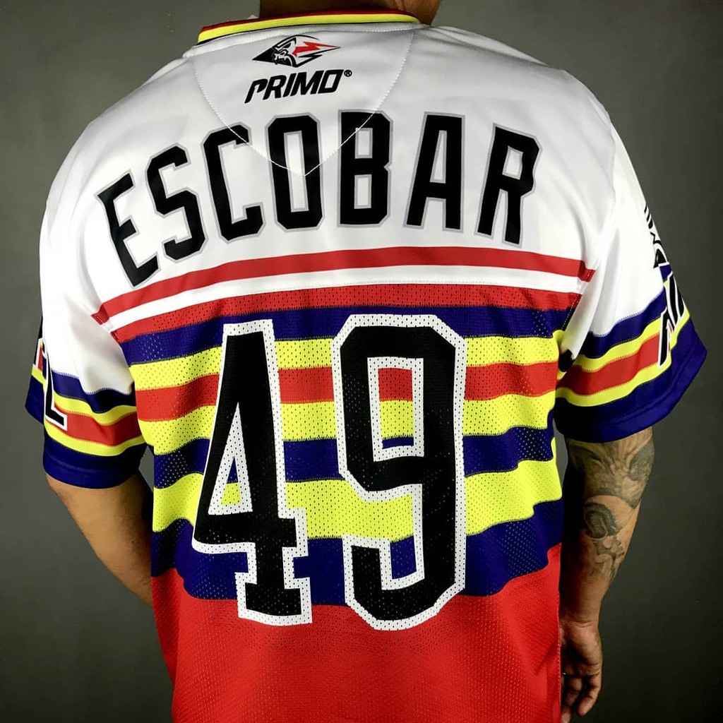 Pablo Escobar Newspaper Colombian Short Sleeve Baseball Jersey – The Mob  Wife