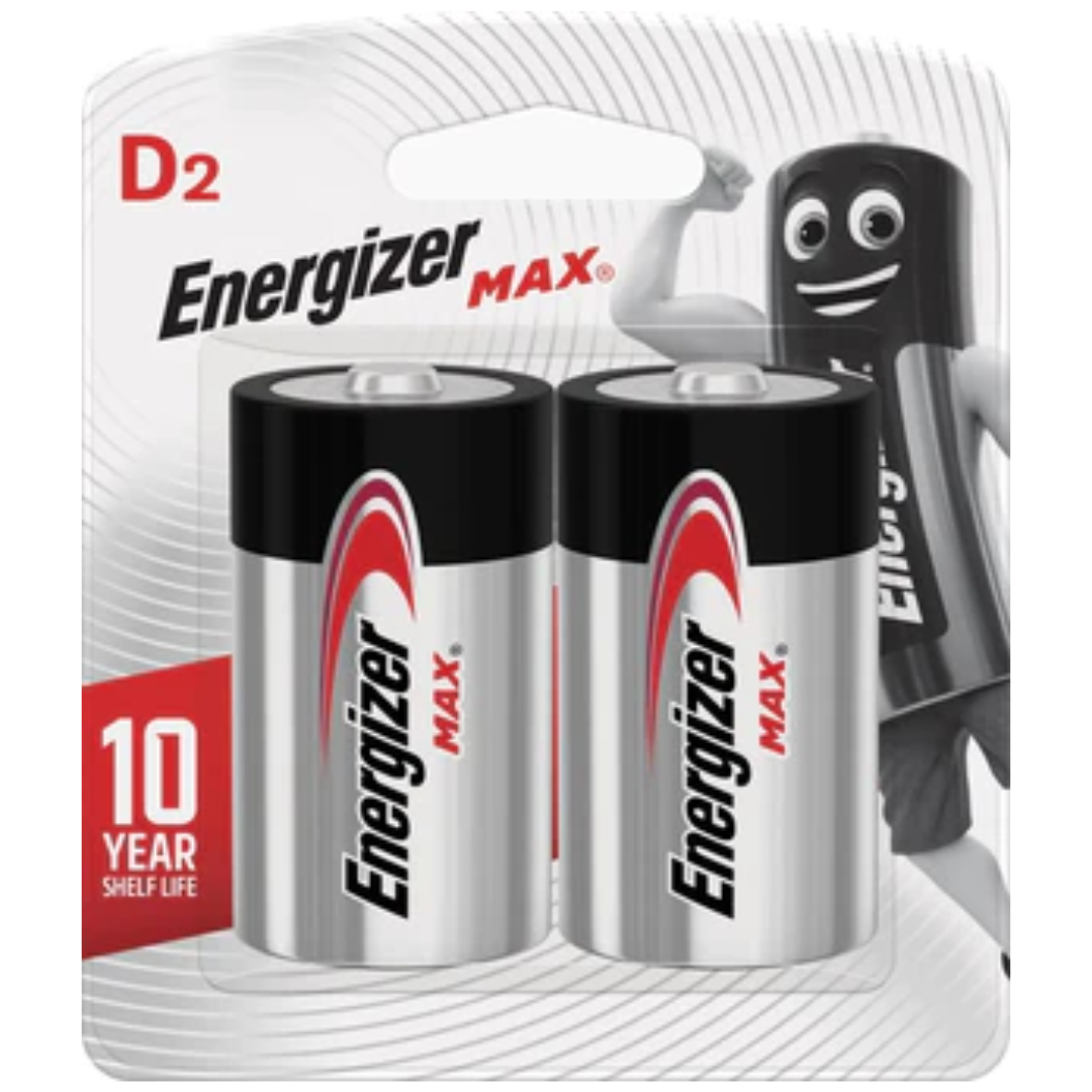 Energizer Max Alkaline 2 D Batteries E95MAXBP2 Lazada PH