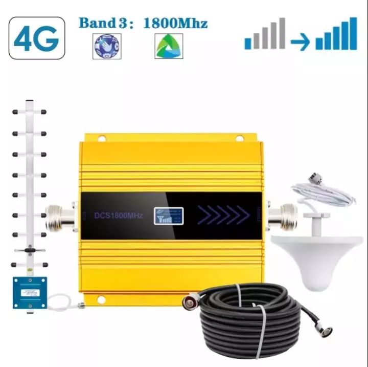 70db Mobile Tri-band 2G/3G/4G LTE cellular Range Extender With 15 meter ...