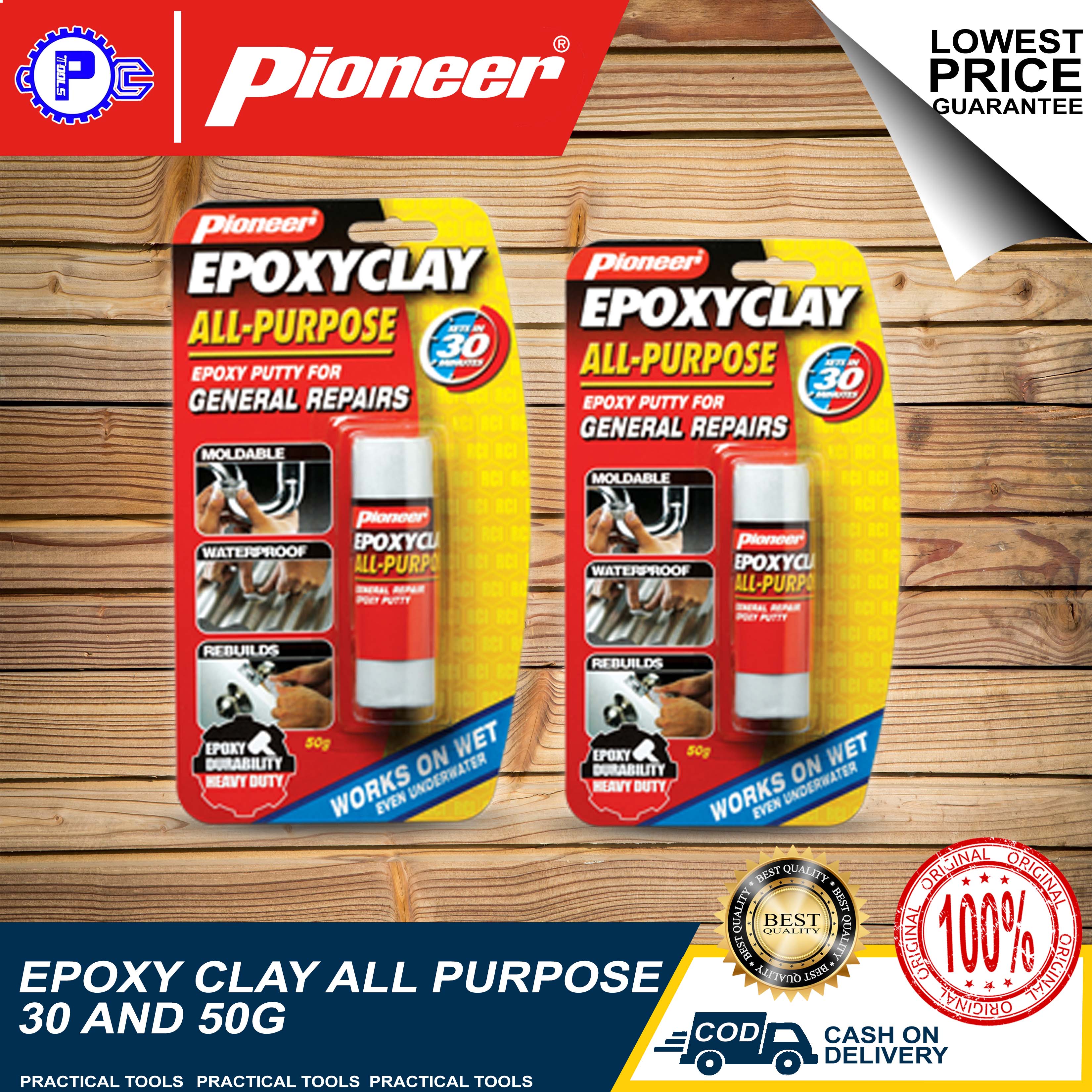 Pioneer Epoxy Clay Aqua/ Epoxy Putty / EpoxyClay All Purpose