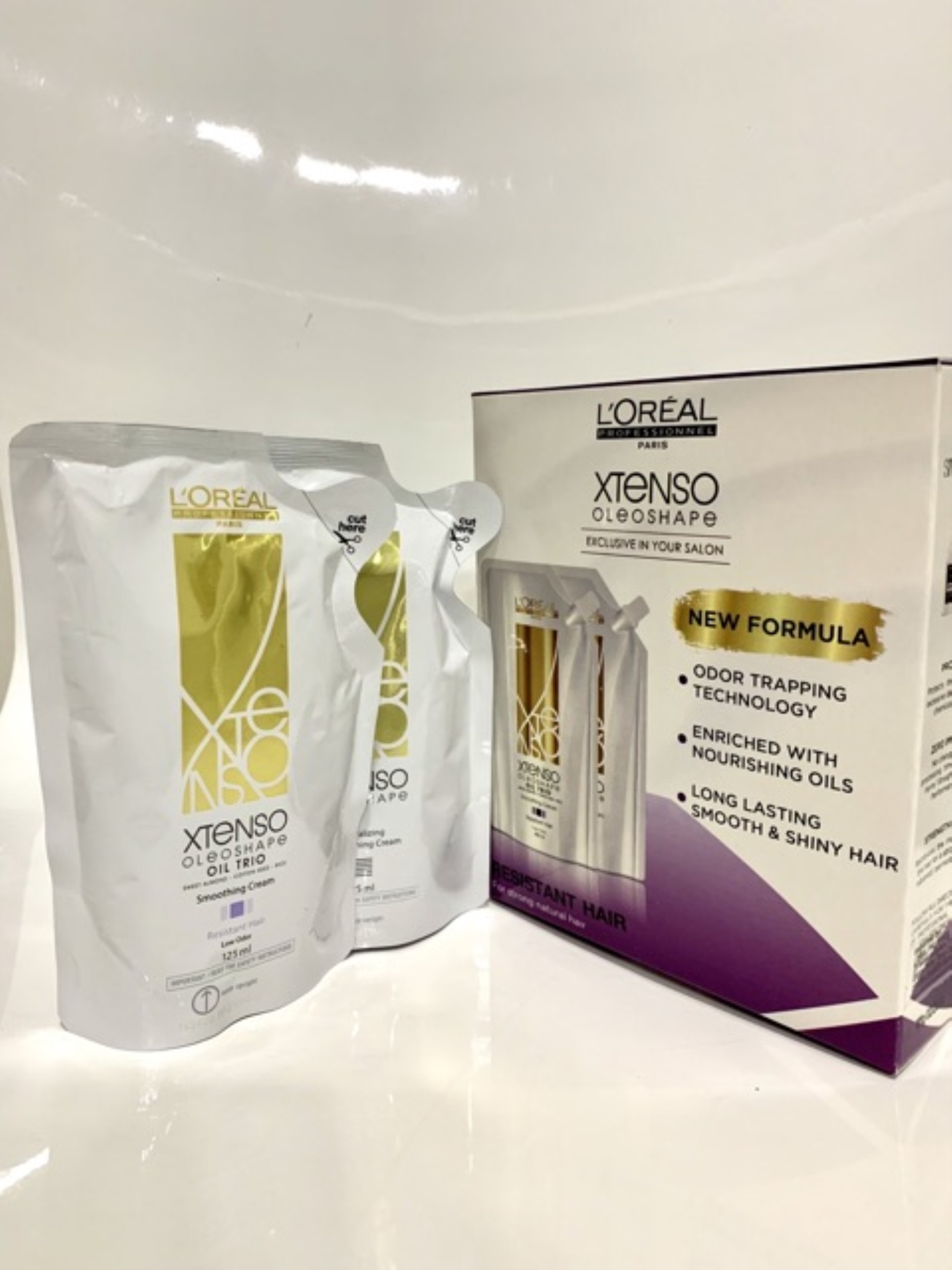 New Mini Loreal Xtenso Oleoshape Rebonding Set (125ml) Lazada PH