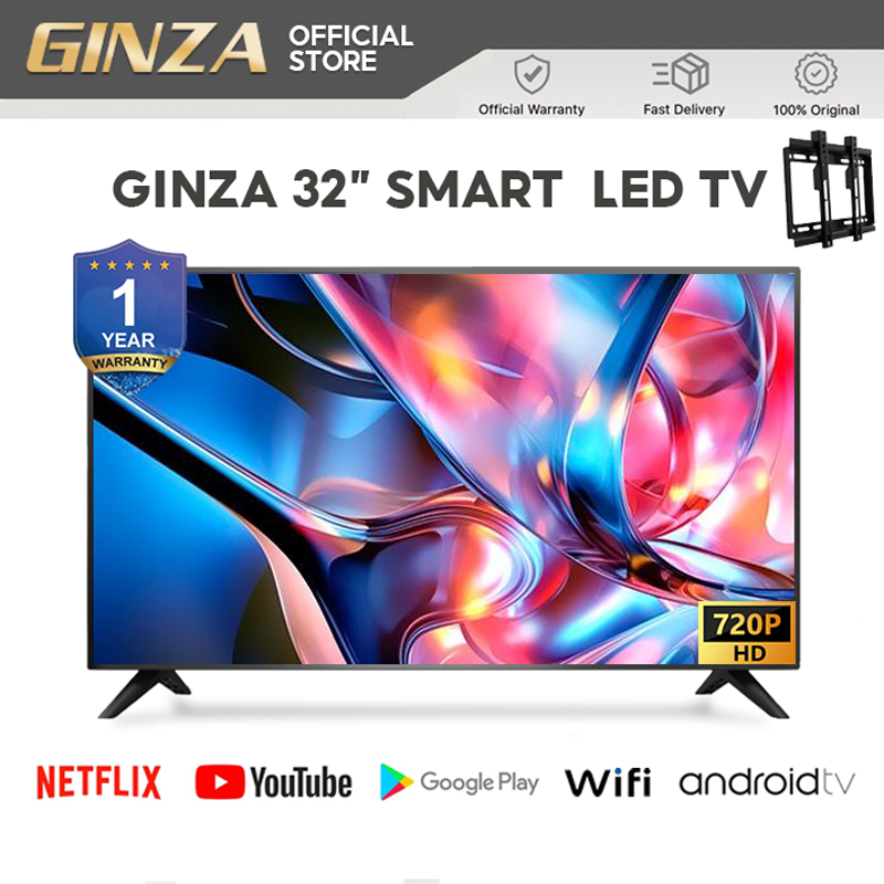 GINZA SMART TV LED TV On Sale 32 Inch FHD MONITOR Flat Screen ANDROID