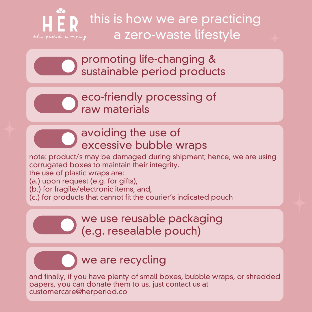 Mayumi Reusable Menstrual Pads – H E R Period Co.