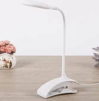 Led Table Lamp Clip Desk Lamp with 3 