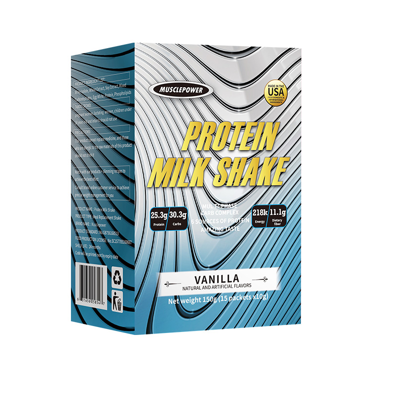 VANILLA Flavored Whey Protein Meal Replacement Shake low carb keto