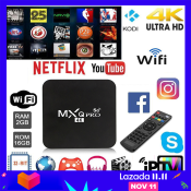 MX Q Pro 4K Android TV Box with IP TV Subscription