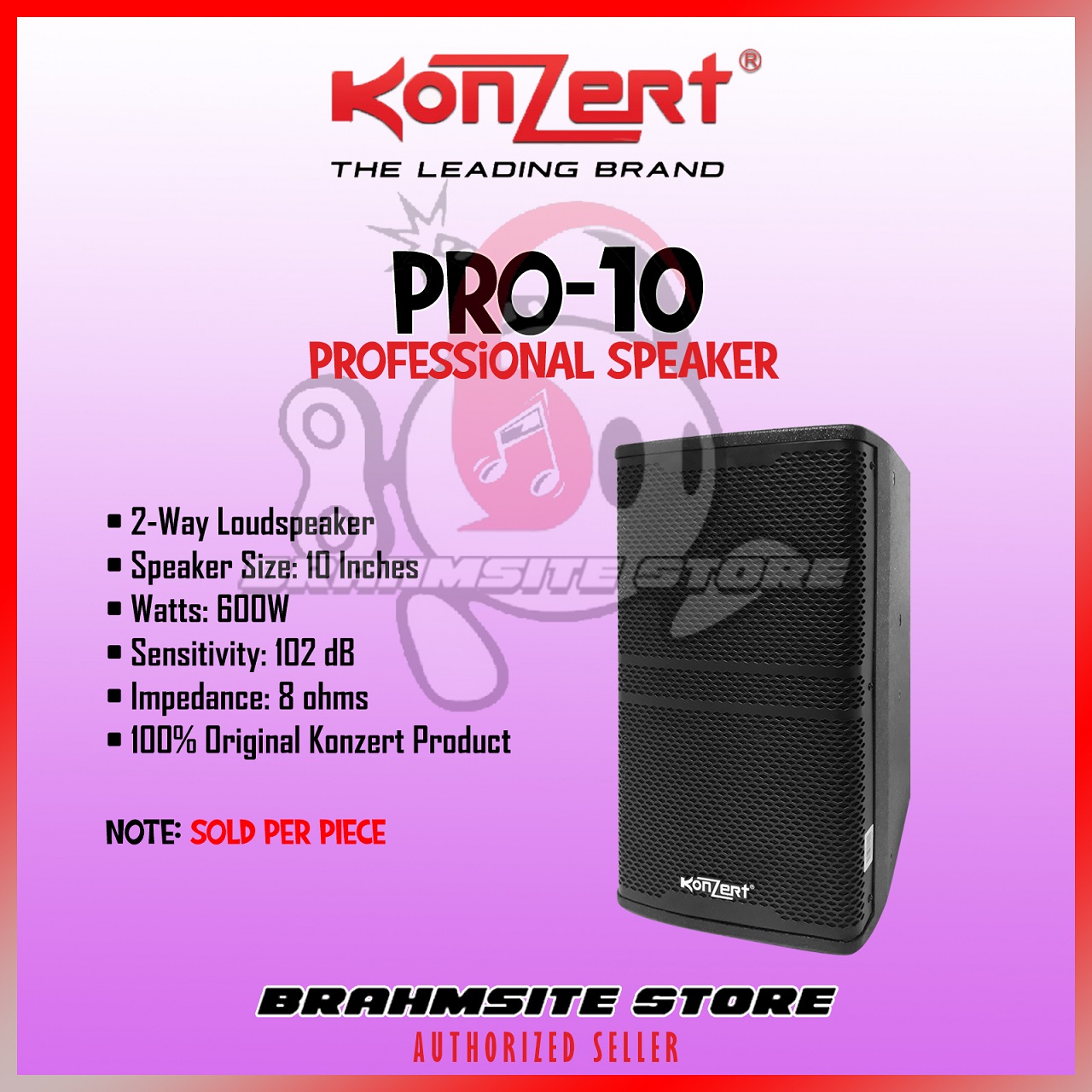 Konzert PRO10 Professional Speaker Lazada PH