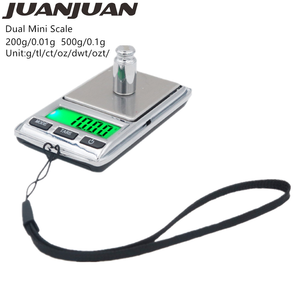 Original 200g / 0.01g Mini Double Digital Gram Scale Portable Digital