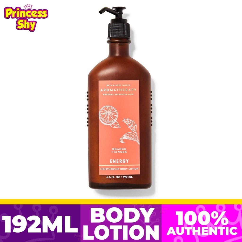 Bath and Body Works Aromatherapy Energy Orange Ginger Lotion Lazada PH