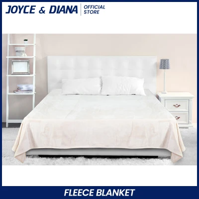 [Fleece Blanket Only] Joyce & Diana Microfiber Fleece Blanket - Lightweight Super Soft Cozy Versatile - (60x80/80x90) Single and Double Size