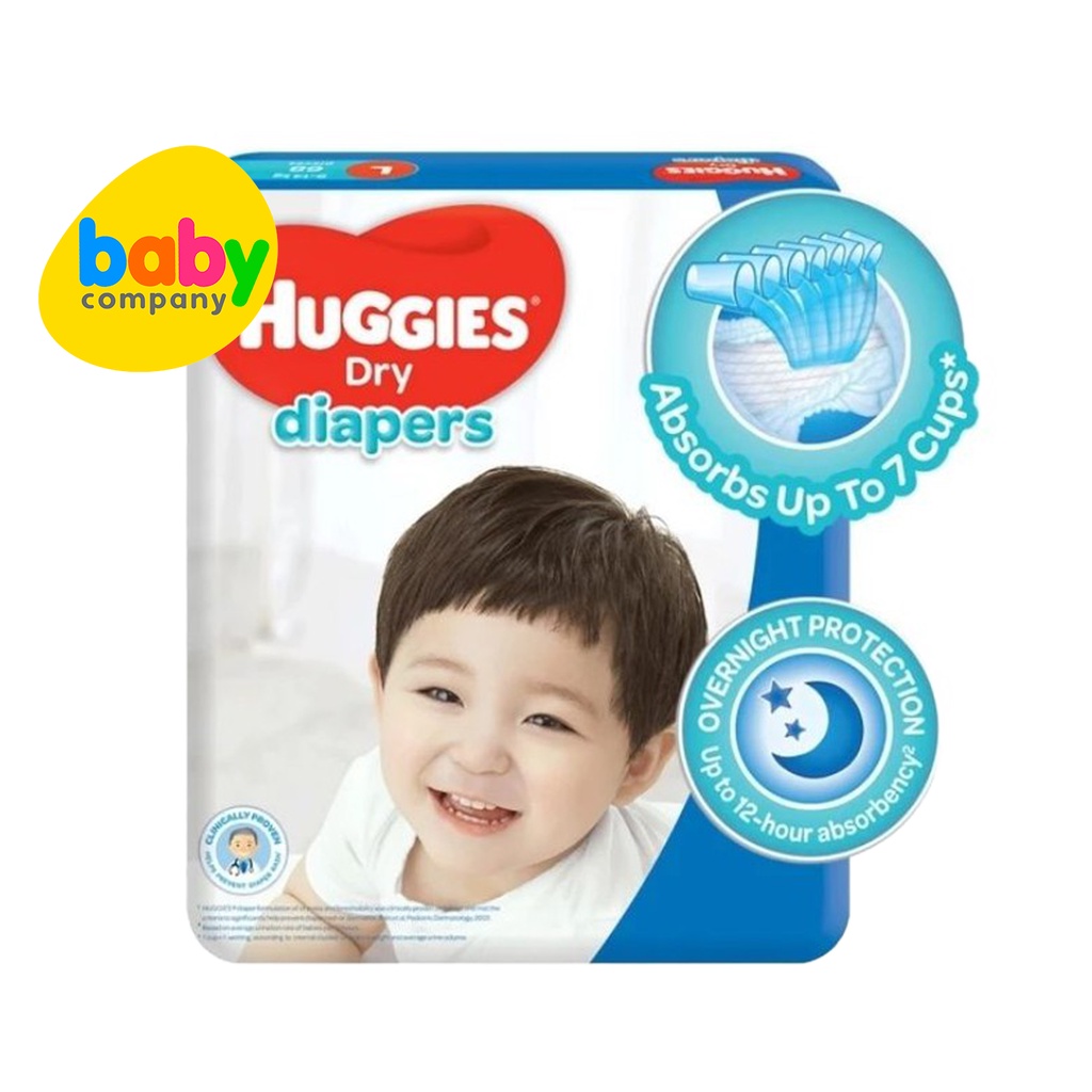 Huggies Dry Taped Diapers Super Jumbo Pack Large 68sfdT Lazada PH