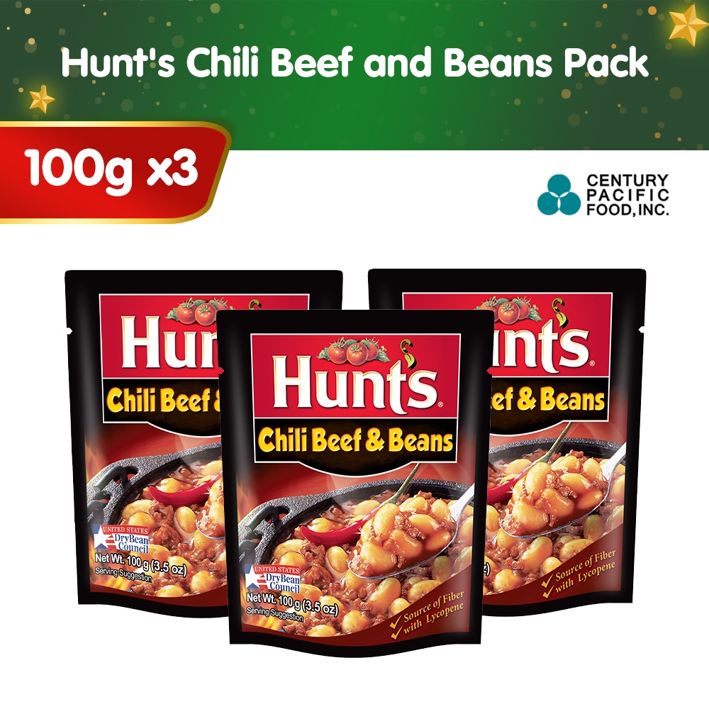 Hunt's Chili Beef and Beans Pack of 3 Lazada PH