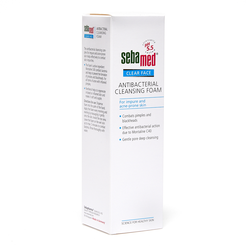 sebamed anti bacterial facial foam