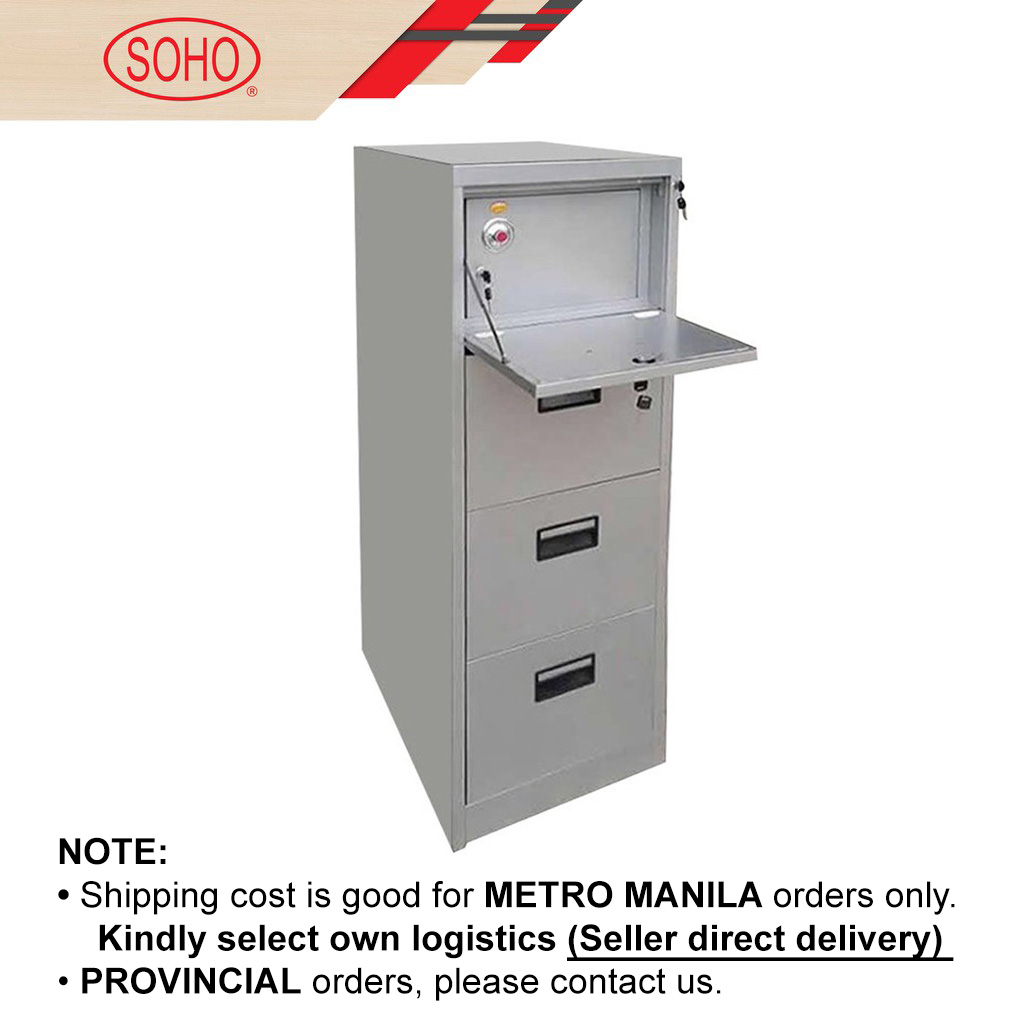 Soho Russia 4 Drawer Vertical Filing Cabinet With Safety Vault Lazada Ph