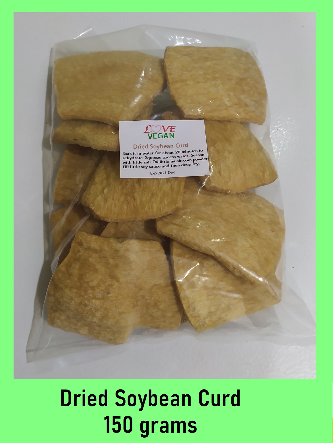 Dried Soybean Curd (Meat Replacement) 150 grams Lazada PH