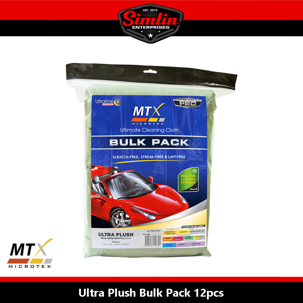 Microtex MTX ULTRA PLUSH Microfiber Cloth Bulk Pack (12pcs) Lazada PH