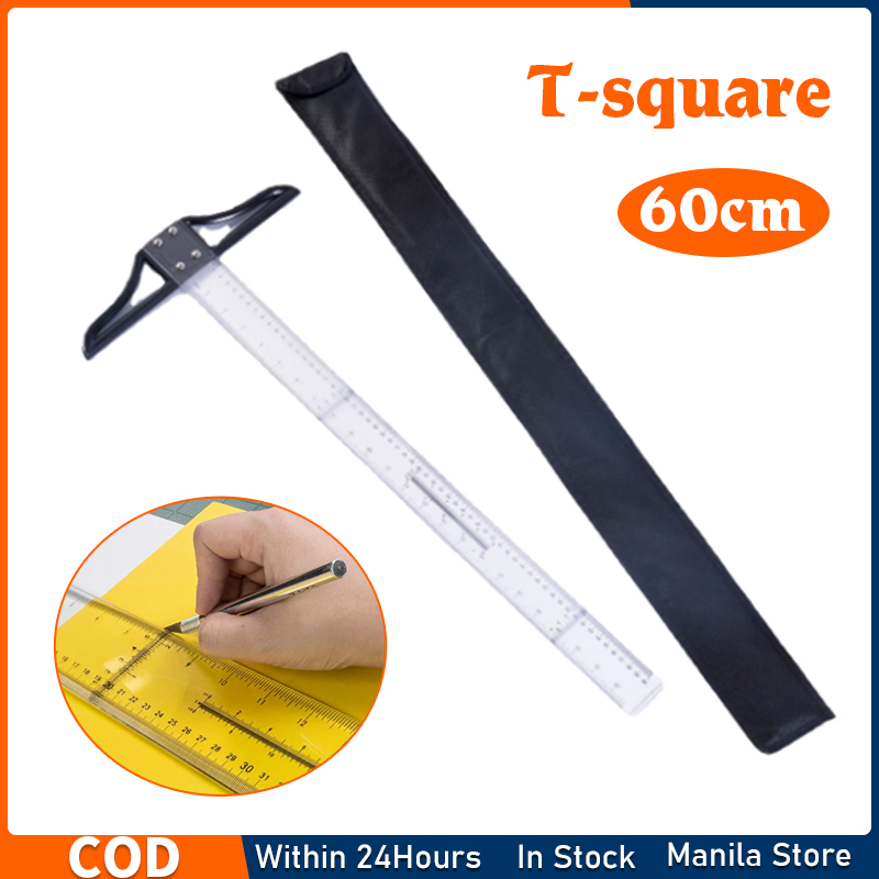 Plastic T-Square 60cm
