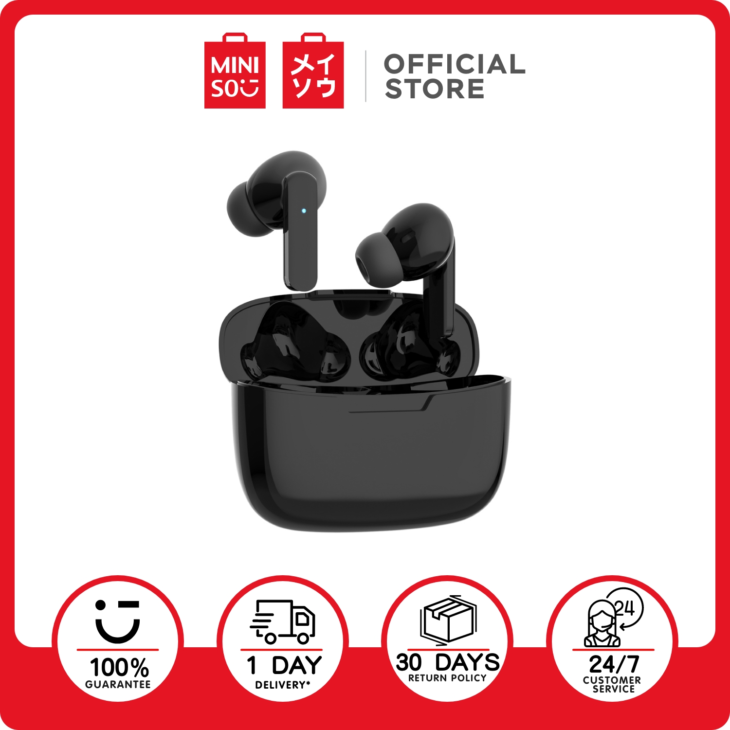 MINISO TWS Earphones w/ a Comfortable Fit Model EB019 Lazada PH