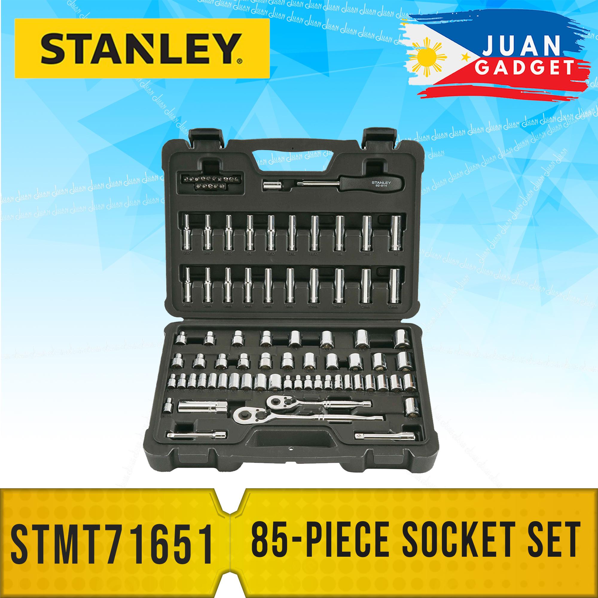 Stanley STMT71651 85-Piece Socket Wrench Tool Set Kit | JG