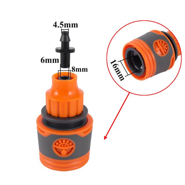 Quick Connector Water Pipe Repair Coupling 16/20mm 4/7mm 8/11mm Hose