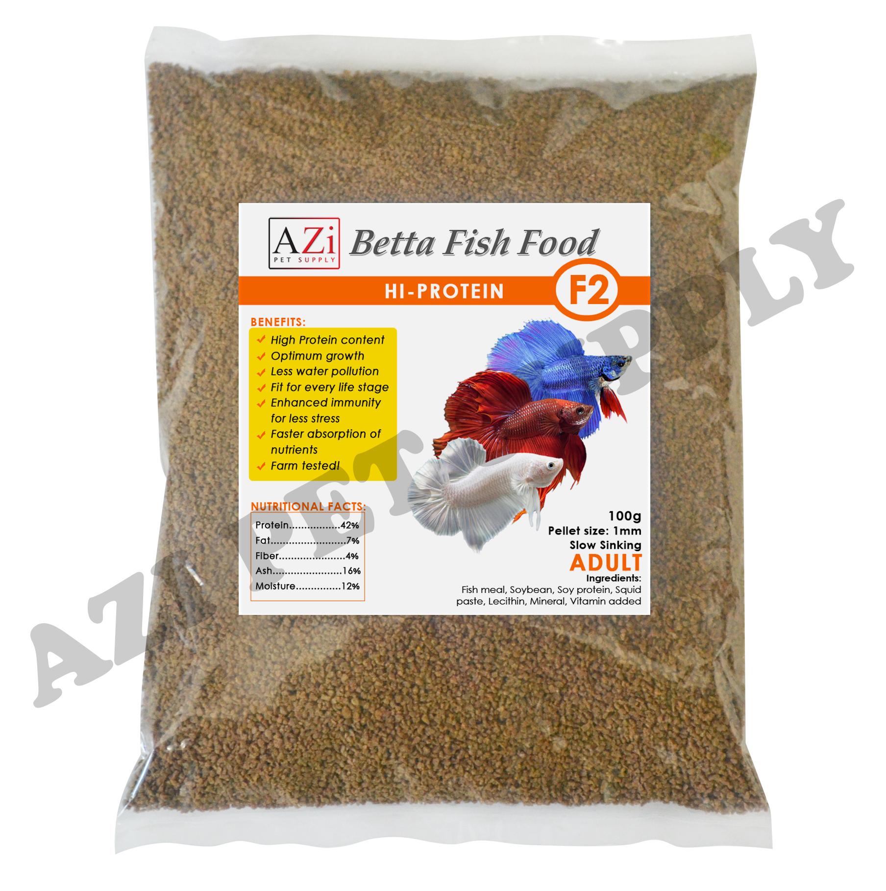 AZi Betta Fish Food (High Protein) Adult 100g | Lazada PH