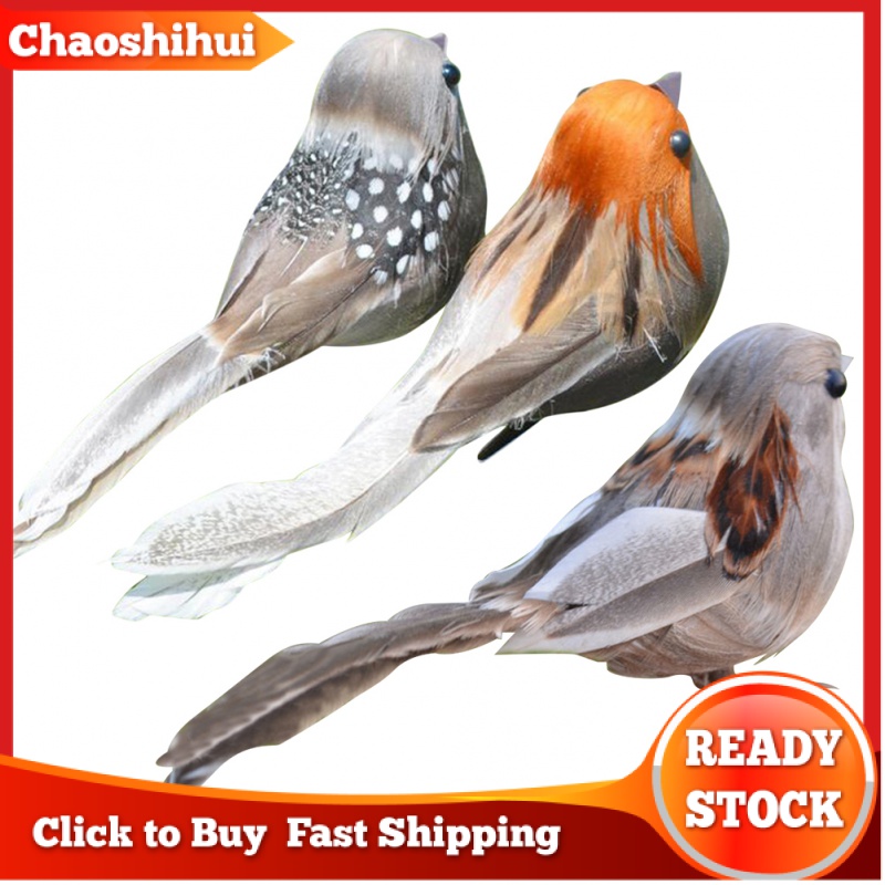 Artificial Bird Ornament Bird Garden Home Decoration Colorful Fake